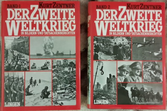 Flohmarkt Zwei Bände Der zweite Weltkrieg von Kurt Zentner Zwei Bände Der zweite Weltkrieg von Kurt Zentner